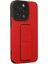 Bfs iPhone 13 Pro Kılıf Mega Standlı Silikon - Kırmızı 5