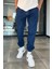 Erkek Lacivert Jogger Kot Pantolon 2