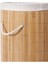 Decohandy Yuvarlak Bambu Kirli Sepeti 2