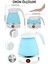 Katlanabilir Silikon Elektrikli Su Isıtıcı, Kamp ve Piknik Için Taşınabilir Mini Kettle 5