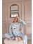 Super Cute Desenli Termal Kadın Pijama Takımı 3