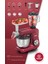 3'ü 1 Arada Mutfak Şefi, Hamur Yoğurma, Kıyma ve Blender, 1500W, Parlak Kırmızı 1