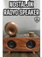 Bluetooth Hoparlör Ahşap Klasik Retro Gramofon Bluetooth Müzik Kutusu 2