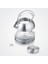 Cam Kettle Retro 2400W, Şık ve Güçlü Su Isıtıcı, Gri Renk 4