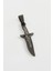 Msa-Shop Hançer Çelik Kolye Ucu 3 Cm-Siyah 1