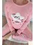 Somon Cute Desenli Termal Kadın Pijama Takımı 4