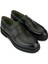 Erkek Hakiki Deri Yeşil Loafer Ayakkabı 987 222A Erk Ayk SK25-26 Yesıl Dr 2