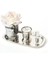 Füme Cam Sılver Allıklı Set 1
