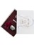 Siyah Cam Silver Pirinç Mum ve Gül Set Kırmızı 3