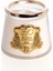 Gold Pirinç Detaylı Cam Mum 1 Lt 1