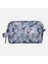 Mavi Çiçek Desenli Makyaj ve Kozmetik Çantası, Şık ve Kullanışlı Tasarım 4
