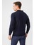Erkek Basic Polo Yaka Ince Triko Kazak Koyu Lacivert 4