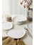 Mat Beyaz Tetra Pasta Tabağı 23 cm 6 Adet 3