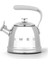 Beyaz 2.3 Lt Çelik Düdüklü Set Üstü Kettle, Şık ve Kullanışlı Tasarım 2