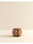 Voleta Ahşap Kutu Minimalist Tasarım Kahverengi 6x6x6 cm Çok Amaçlı Kullanım 3