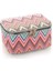 Çok Renkli Zigzag Makyaj Çantası, Pratik ve Şık Seyahat Çantası 1