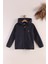 Lastik Manşetli Fermuarlı Kapüşonlu Çocuk Unisex Polar Ceket 1