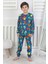 Erkek Çocuk %100 Pamuklu Tangram Desenli Pijama Takımı 1