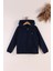 Lastik Manşetli Fermuarlı Kapüşonlu Çocuk Unisex Polar Ceket 1