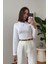 Orj Marka Broşlu Uzun Kollu Bluz- Ekru 1