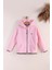 Lastik Manşetli Fermuarlı Kapüşonlu Çocuk Unisex Polar Ceket 1