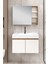 %100 MDF - 80 cm Saura Banyo Dolabı 1