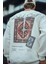 Uzun Kol Bisiklet Yaka Baskılı Sweatshirt - Beyaz 3