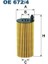 Fıltron OE672.4 - Yag Fıltresı Bmw F10 F20 F30 F32 F34 F36 F01 F07 E90 F22 E84 F25 F15 F16 F26 Mını R55 R60 Toyota Verso 13 18 Aurıs 15 Rav4 15 Avensıs 15 1
