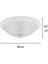 Sensörlü Acil Aydınlatma Kitli Cam 8W 6500K Beyaz Işık 300X105 LED Armatür 104369 2