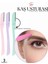 Modacar Katlanabilir Kaş Şekillendirici Kaş Dermaplaner Yüz Usturası 3 Adet 718323 2