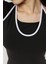 Kadın Halter Yaka Uzun Kollu Esnek Örme Top Black 4