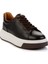 Kahve Hakiki Deri Erkek Sneaker E01401021140 2