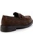 Kahve Hakiki Deri Erkek Loafer Ayakkabı E01905003602 3