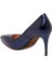 Lacivert Hakiki Deri Kadın Stiletto - K24S1AY67599-U2K 2