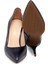 Lacivert Hakiki Deri Kadın Stiletto - K24S1AY67599-U2K 4