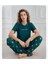Yeşil Kadın Pijama Takımı - Rahat, Şık ve Yumuşak Kumaşlı Ev Giyim 1