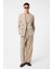 Koyu Bej Relax Fit Kruvaze Erkek Blazer Ceket 2