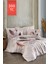 Royal Saten 300TC Nevresim Takımı (Çift Nevresimli) Family Size - Muna 1