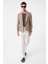 Kahve Relax Fit Kruvaze Crop Erkek Blazer Ceket 3