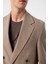 Kahve Relax Fit Kruvaze Crop Erkek Blazer Ceket 5