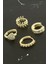 Sepetim Tragus Zirkon Taşlı Halka Piercing 1 Adet-Gümüş Rengi 1
