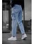 Prf 011 Yıpratmalı Komando Baggy Fit Kot Kargo Pantolon 5
