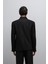 Siyah Kruvaze Erkek Blazer Ceket 5