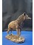Özel Tasarım Kurt Heykel Biblo– Alfa Kurt Hediyelik Dekoratif Aksesuar (19 Cm) 4