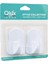 Qlux L-00735 2pcs Opak Beyaz Plastik Askı (4887) 1