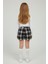 Kız Çocuk Kaşkorşe Ekoseli Şort Etek – Okul & Günlük Giyim Rahat Şık Şort Etek 3