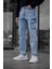 Prf 011 Yıpratmalı Komando Baggy Fit Kot Kargo Pantolon 2
