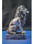 Özel Tasarım Oturan Aslan Heykel Biblo– Aslan Ev Ofis Hediyelik Dekoratif Aksesuar (22 Cm) 4