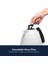 Beyaz Isıtıcı Kettle, Hızlı ve Pratik Kullanımlı, Şık Tasarım. 3