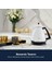 Beyaz Isıtıcı Kettle, Hızlı ve Pratik Kullanımlı, Şık Tasarım. 5